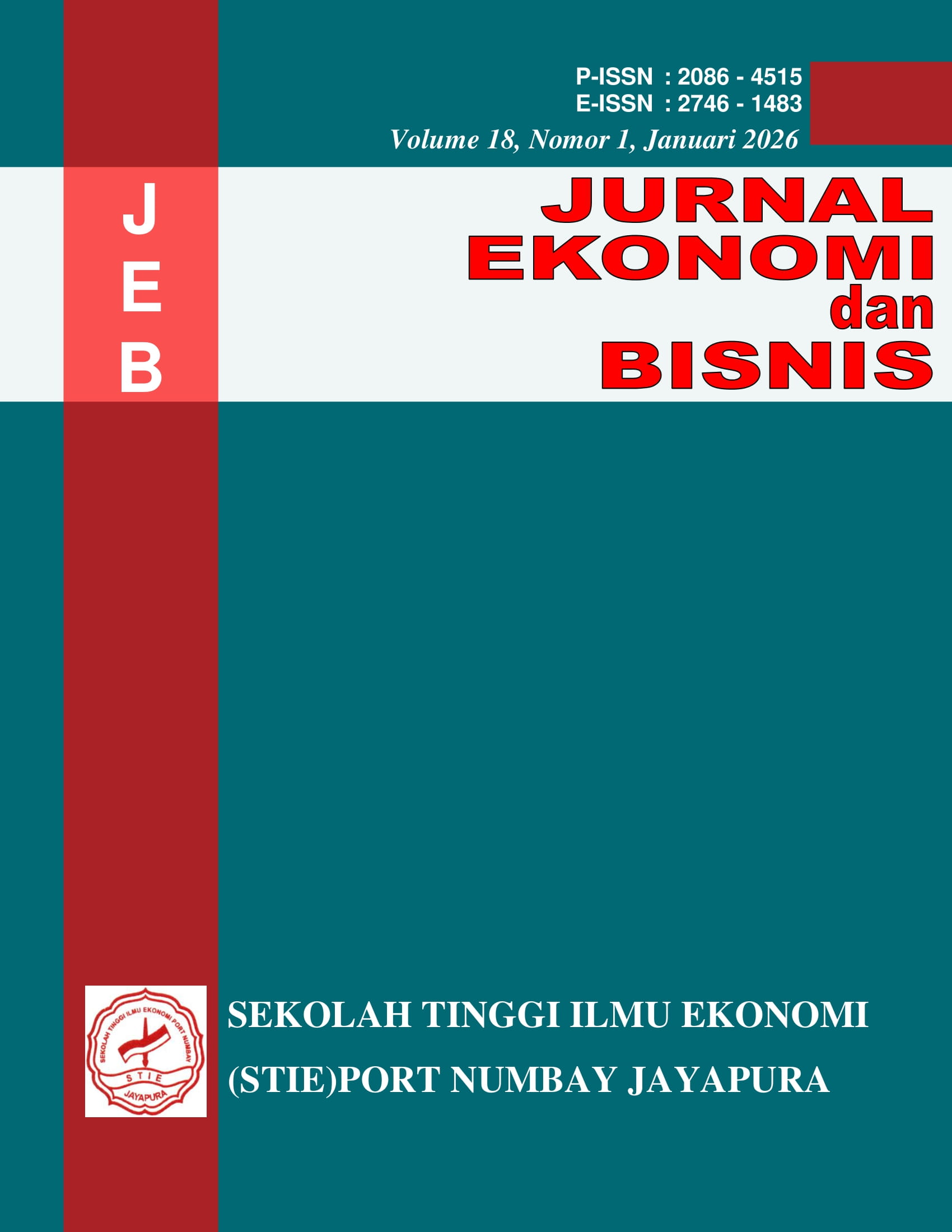 					Lihat Vol 18 No 1 (2026): JEB Vol 18 No 1 Januari 2026
				
